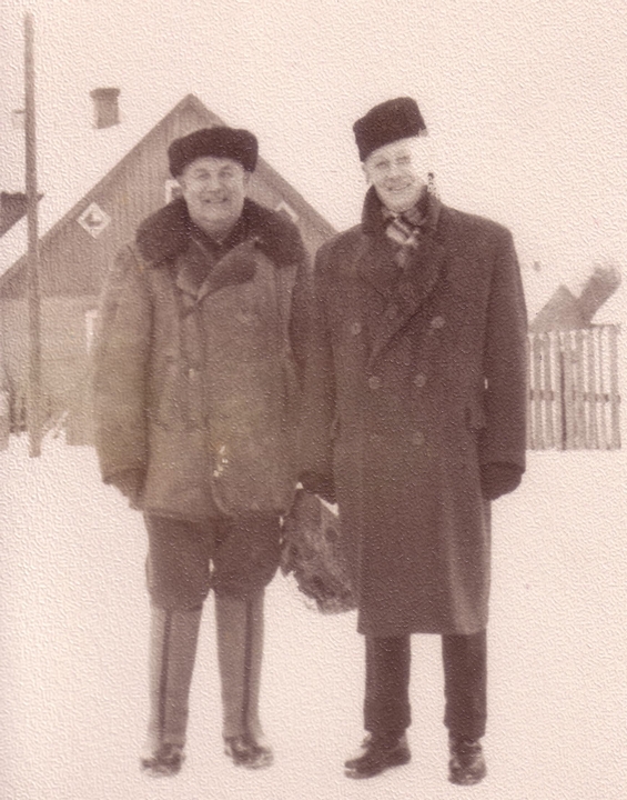 Jüri Kurm ja onu Johannes Kurm